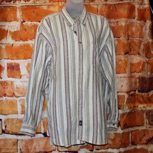 Heavy weighted Striped Long Sleeve XL Shirt
